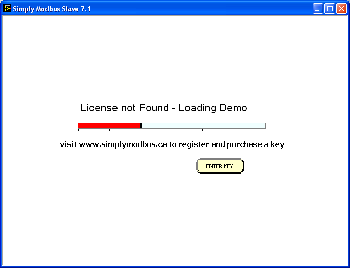 RTU Slave Tool - Loading Demo Screenshot